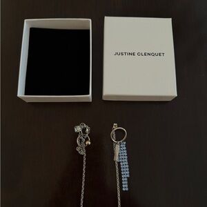 Justine Clenquet Chain Earrings